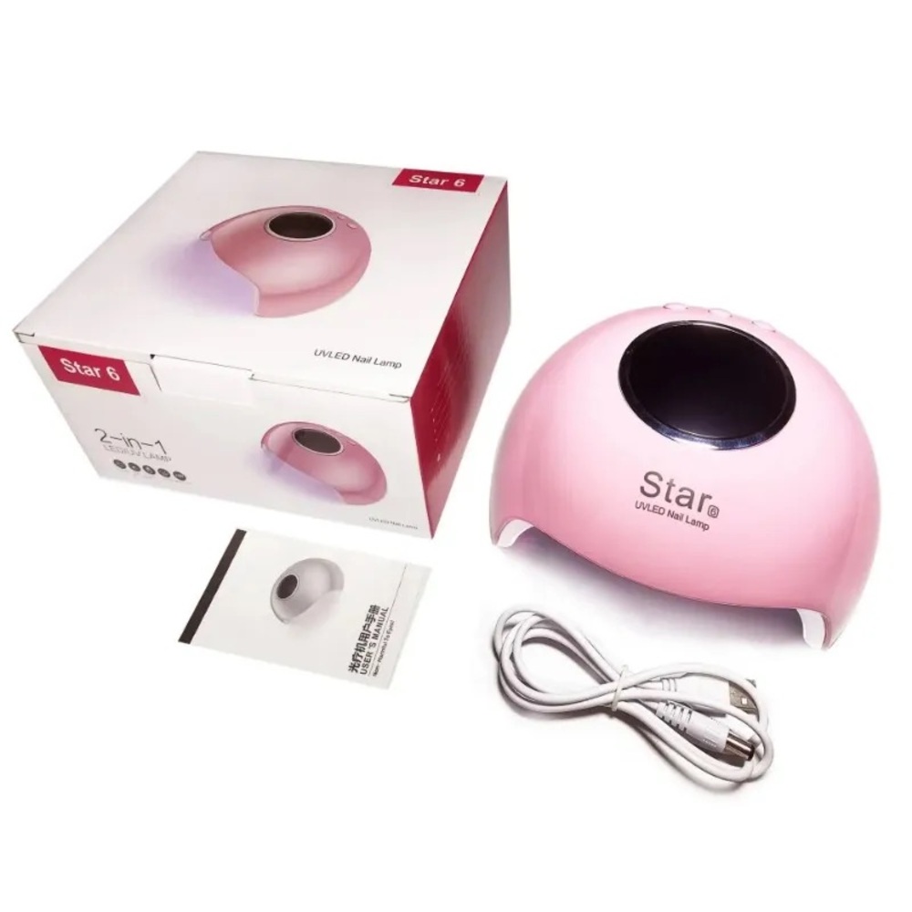 Star 6 Pink 2-in-1 LED UV Nail Lamp
